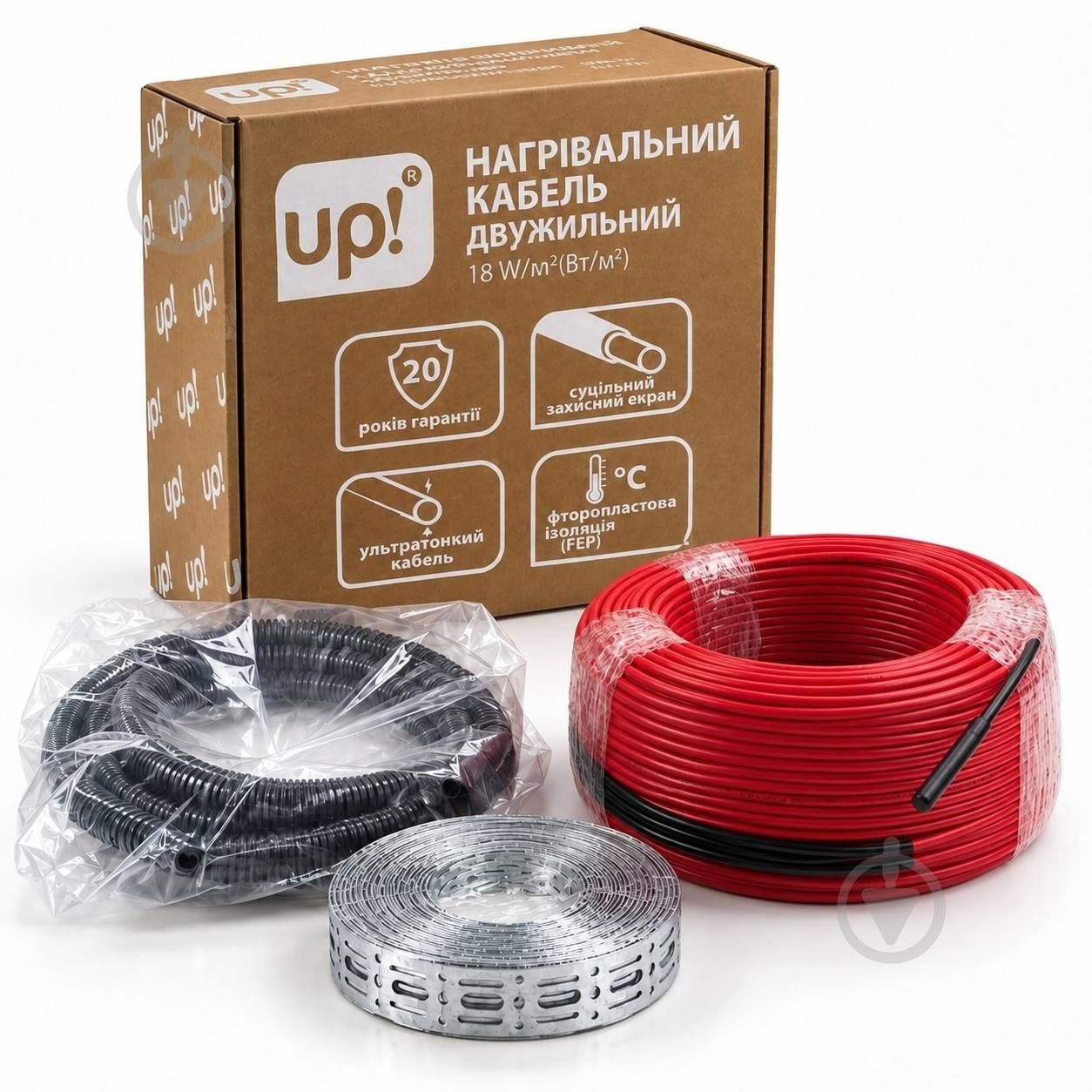 Нагревательный кабель UP! (Underprice) 2800 Вт 140 м - фото 1 Нагревательный кабель UP! (Underprice) 2800 Вт 140 м - фото 1