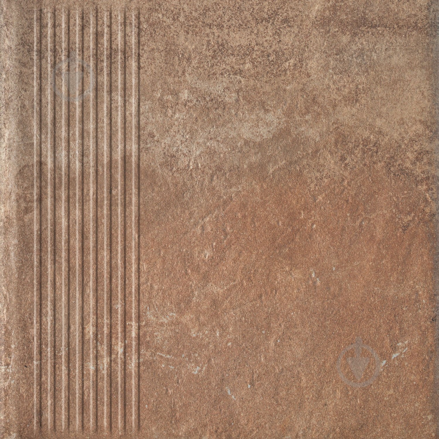 Клинкерная плитка Ceramika Paradyz Fondi rosso stopnica prosta см 30x30 - фото 1