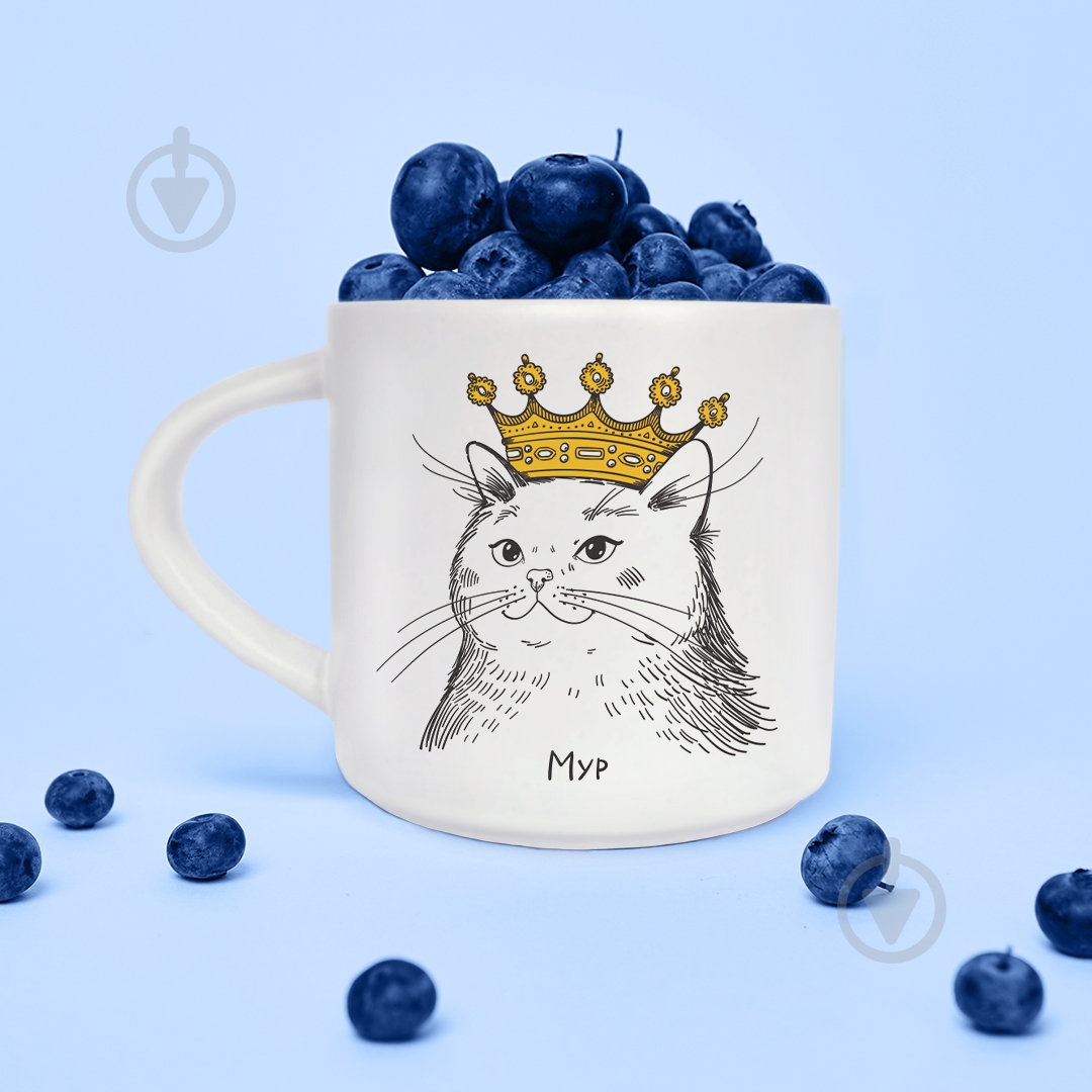 Чашка Orner Кошка в короне 450 мл 2264 - фото 4
