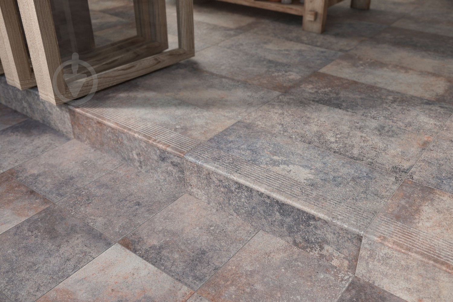 Клінкерна плитка Ceramika Paradyz Marsala grys kapinos stopnica narozna 33x33 - фото 3
