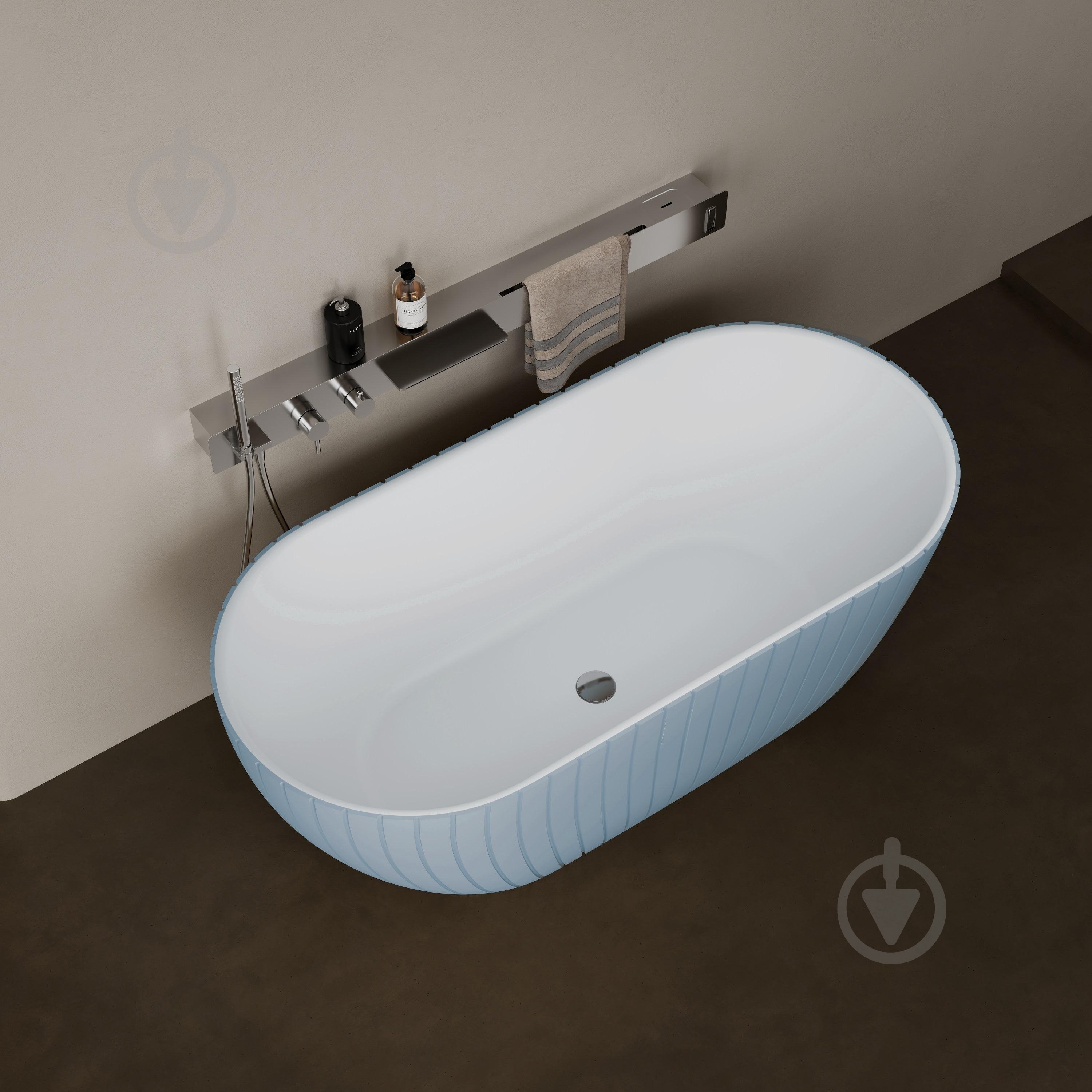 Ванна ScandiSPA 170х78 см ASTRID из акрилового камня Corian - фото 4 Ванна ScandiSPA 170х78 см ASTRID из акрилового камня Corian - фото 4