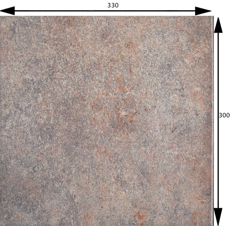 Клинкерная плитка Ceramika Paradyz Marsala grys kapinos stopnica prosta 30x33 - фото 2