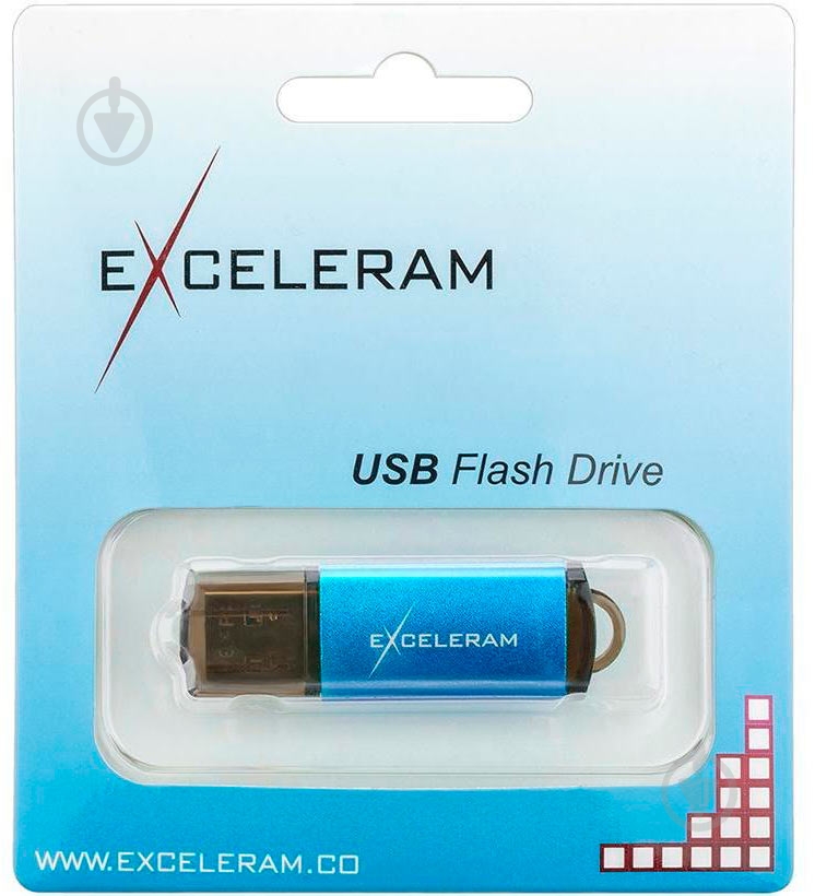 Флеш-память USB Exceleram A3 Series 32 ГБ USB 2.0 blue (EXA3U2BL32) - фото 7 Флеш-память USB Exceleram A3 Series 32 ГБ USB 2.0 blue (EXA3U2BL32) - фото 7