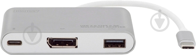 Адаптер Digitus 0,2 м white (DA-70846) USB Type-C - DisplayPort/USB 2.0/Type-C - фото 2