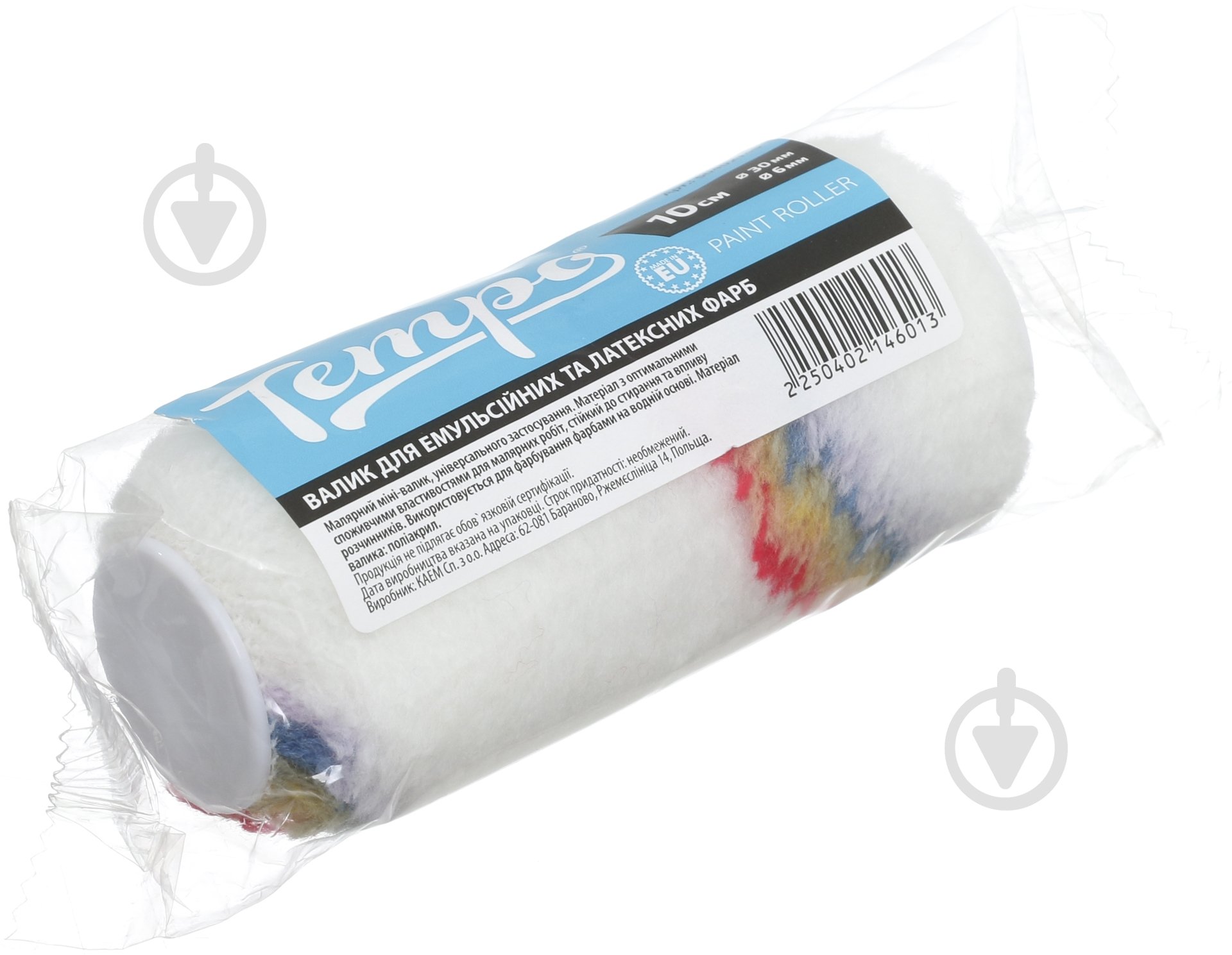 Запасний валик Tempo Euro Rainbow міні 30x100 мм E0120-233010 - фото 3