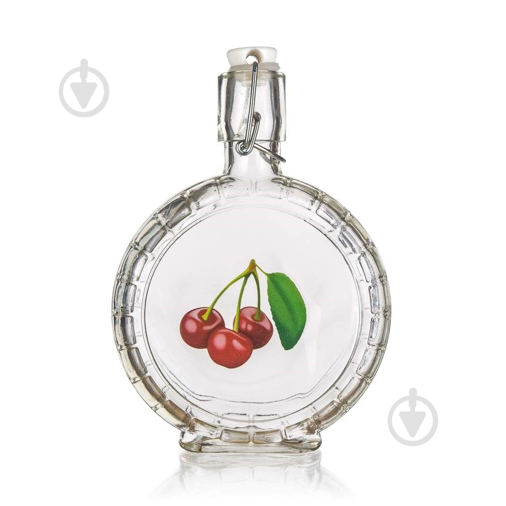 Пляшка з затискачем Banquet 400 мл Cherry - фото 1