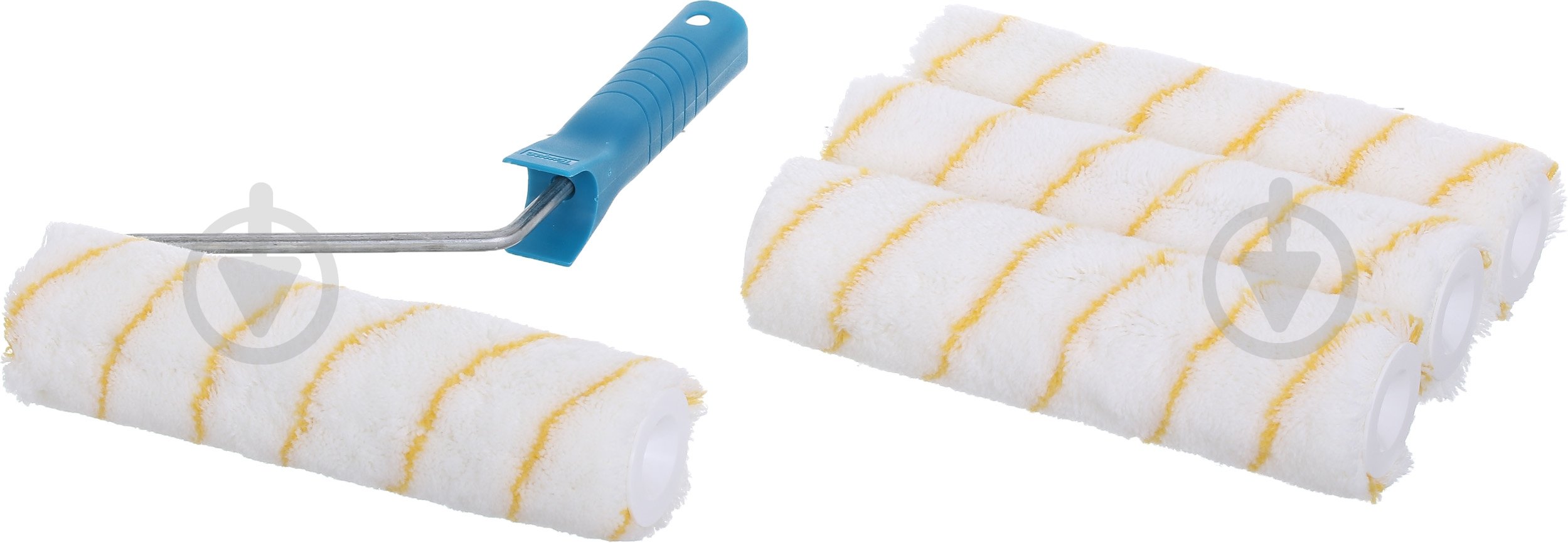 Ручка для валика Tempo Euro с запасками 48x250 мм 4 шт. E0188-154825 - фото 1 Ручка для валика Tempo Euro с запасками 48x250 мм 4 шт. E0188-154825 - фото 1