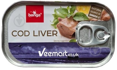 Печень трески BANGA 121 г - фото 1 Печень трески BANGA 121 г - фото 1