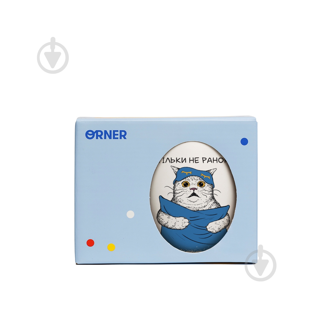 Чашка Orner Кот с подушкой 450 мл - фото 2 Чашка Orner Кот с подушкой 450 мл - фото 2