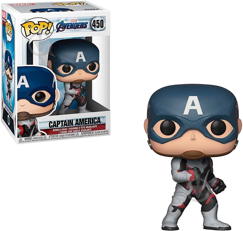 Фигурка Funko Pop! серии Мстители финал Капитан Америка - фото 2 Фигурка Funko Pop! серии Мстители финал Капитан Америка - фото 2