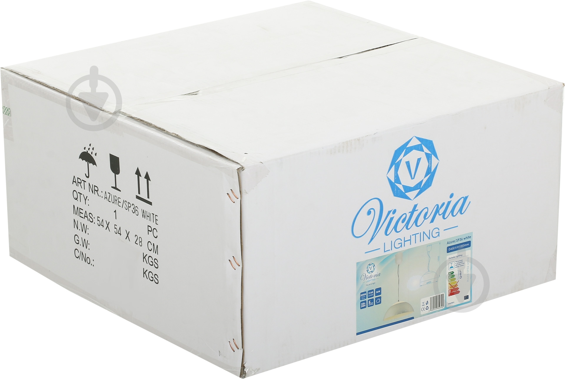 Подвес Victoria Lighting 36 Вт белый Azure/SP36 white - фото 3