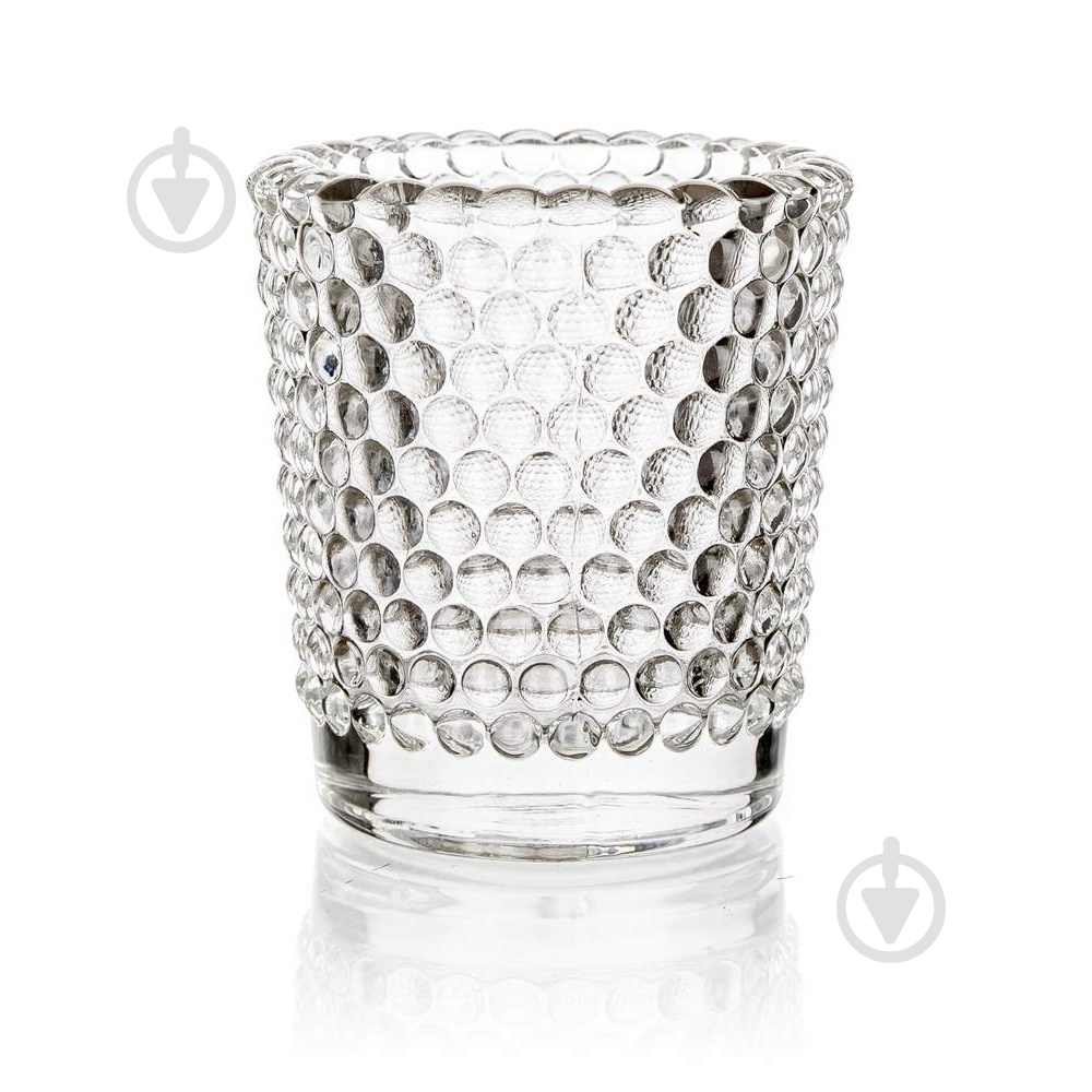 Подсвечник стеклянный 5.5 см Bubbles Banquet - фото 1 Подсвечник стеклянный 5.5 см Bubbles Banquet - фото 1