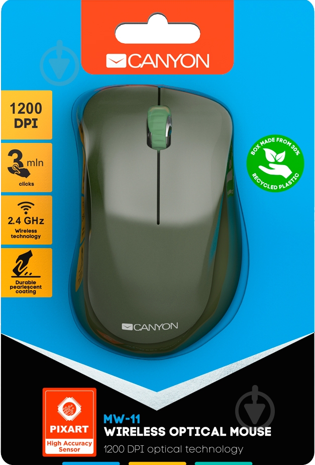 Мышка Canyon Wireless CNE-CMSW11SM Special Military - фото 6