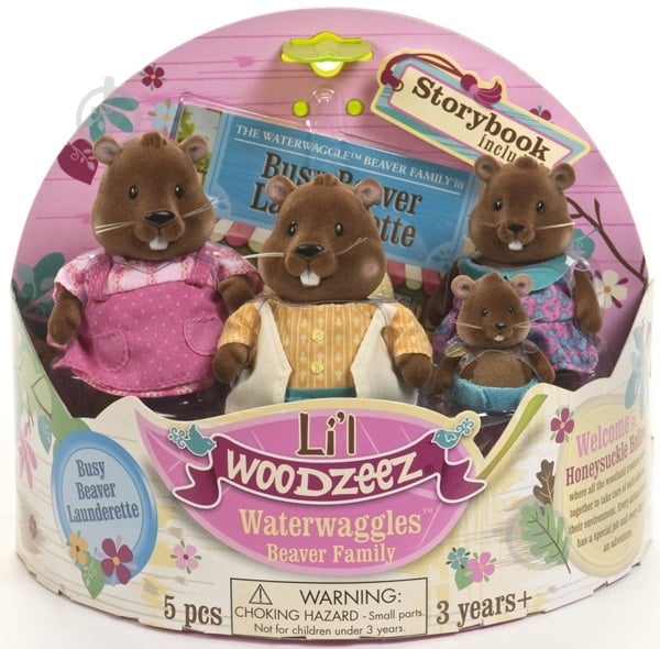 Игровой набор Li'l Woodzeez Семья бобров 6000M - фото 3 Игровой набор Li'l Woodzeez Семья бобров 6000M - фото 3
