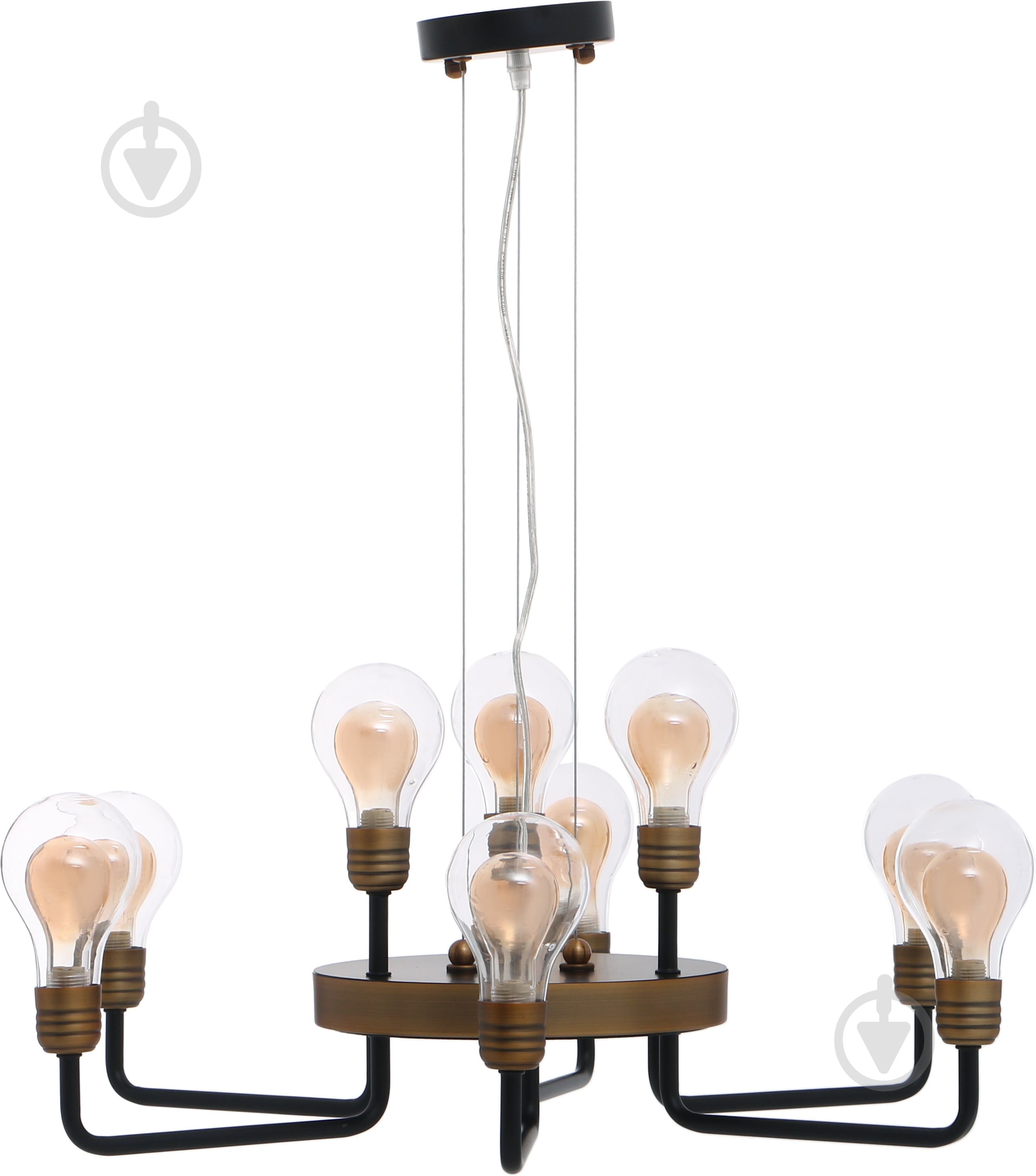 Люстра подвесная Victoria Lighting 9xG9 бронза/черный Ibiza/SP6+3 - фото 2 Люстра подвесная Victoria Lighting 9xG9 бронза/черный Ibiza/SP6+3 - фото 2