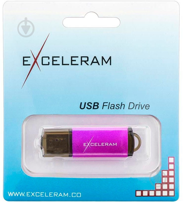 Флеш-память USB Exceleram A3 Series 32 ГБ USB 2.0 violet (EXA3U2PU32) - фото 8