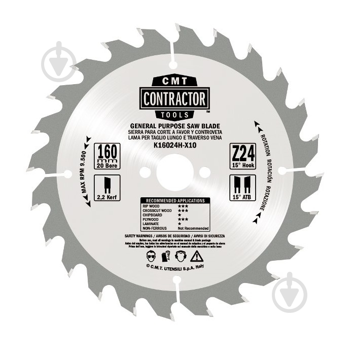 Пильный диск CMT HM 305x30x2 Z40 K305M-X02 - фото 1