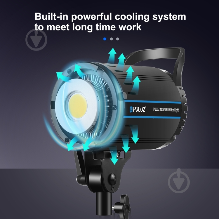 Студийный видеосвет Puluz PU3059EU 100W 5600K - фото 7 Студийный видеосвет Puluz PU3059EU 100W 5600K - фото 7