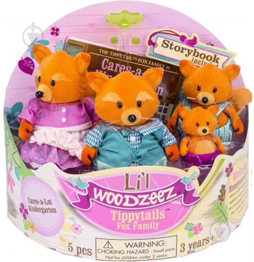 Игровой набор Li'l Woodzeez Семья Лисичек 6092M - фото 4
