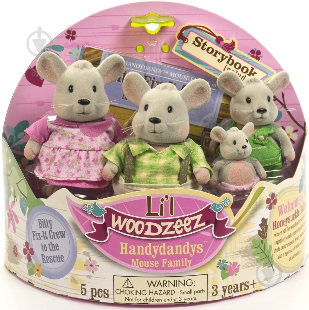 Игровой набор Li'l Woodzeez Семья Мышей 6003M - фото 3