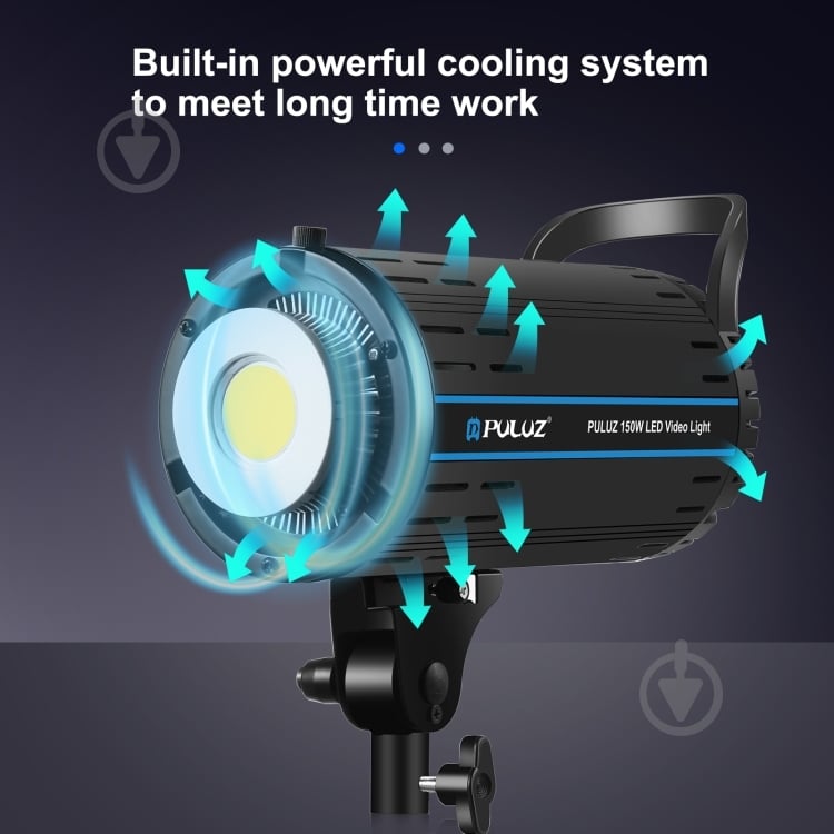 Студийный видеосвет Puluz PU3060EU 150W 5600K - фото 5 Студийный видеосвет Puluz PU3060EU 150W 5600K - фото 5