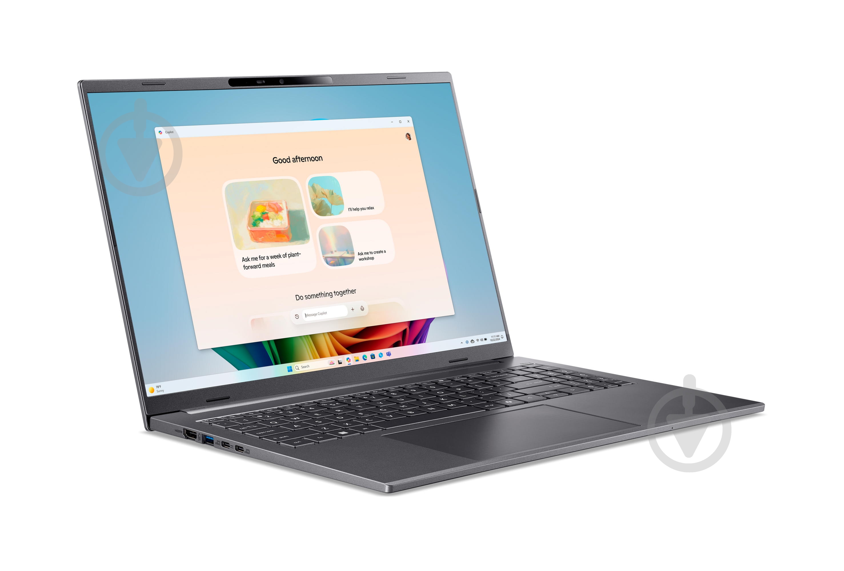 Ноутбук Acer Aspire 16 A16-11M 16" (NX.JLNEU.001) steel gray - фото 3 Ноутбук Acer Aspire 16 A16-11M 16" (NX.JLNEU.001) steel gray - фото 3