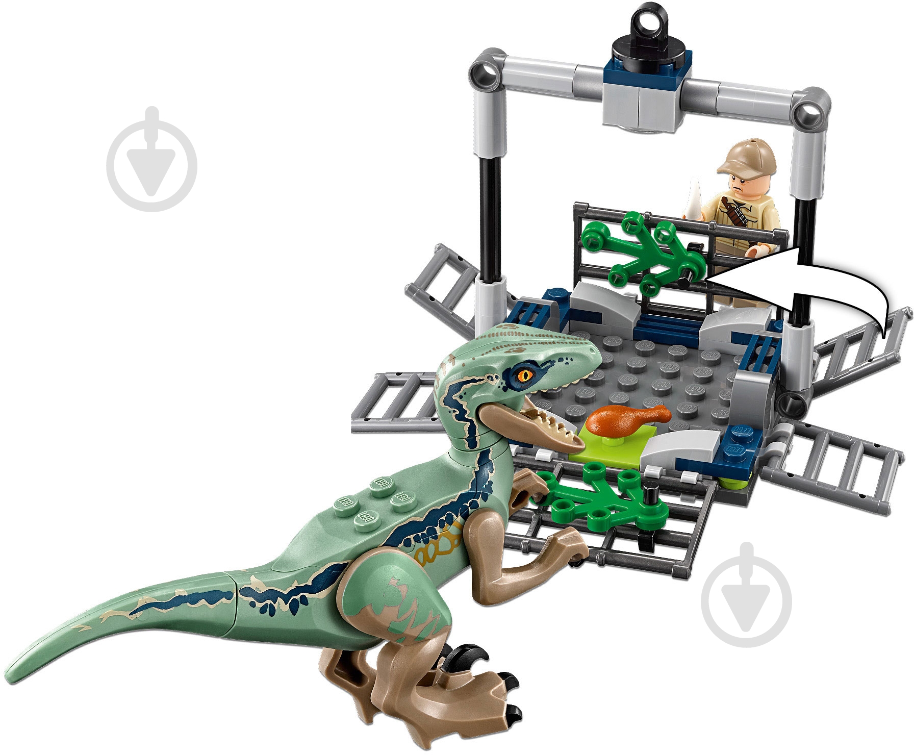 Конструктор LEGO Jurassic World Погоня за Блу на вертольоті 75928 - фото 4
