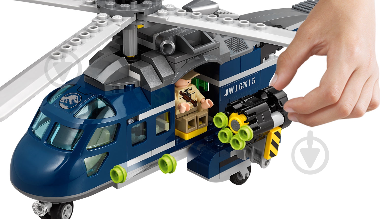 Конструктор LEGO Jurassic World Погоня за Блу на вертольоті 75928 - фото 5