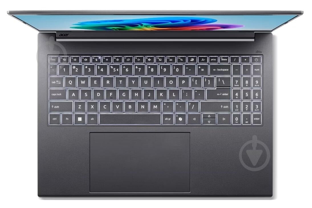 Ноутбук Acer Aspire 16 A16-52M 16" (NX.JLSEU.002) steel gray - фото 4