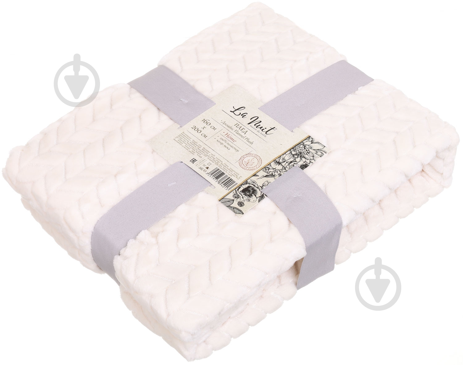 Плед flannel plush 160x200 см мокко La Nuit - фото 3 Плед flannel plush 160x200 см мокко La Nuit - фото 3