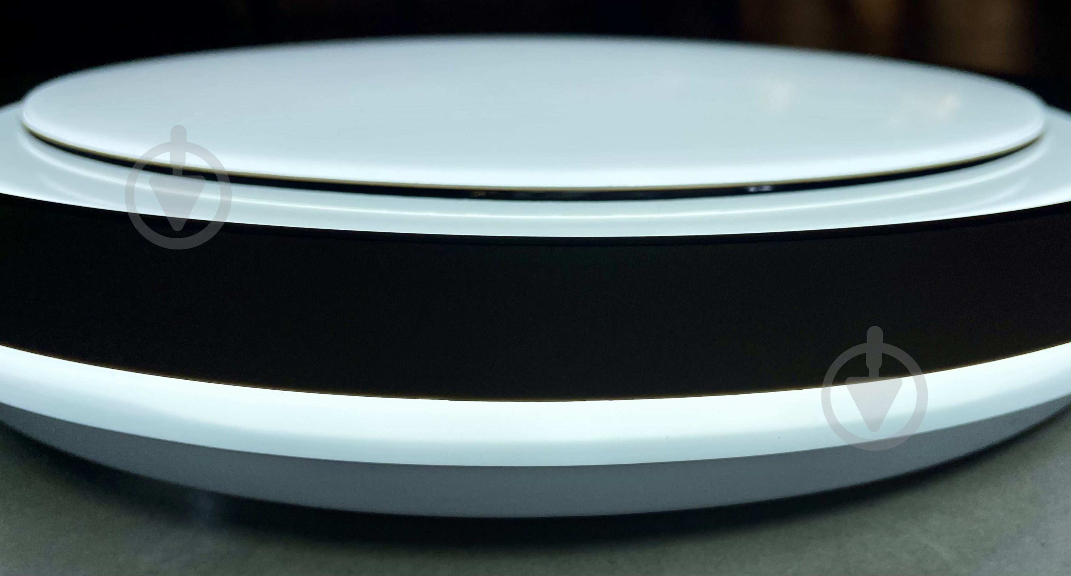 ᐉ Світильник стельовий HOROZ ELECTRIC OCTAV 36 Вт білий із чорним