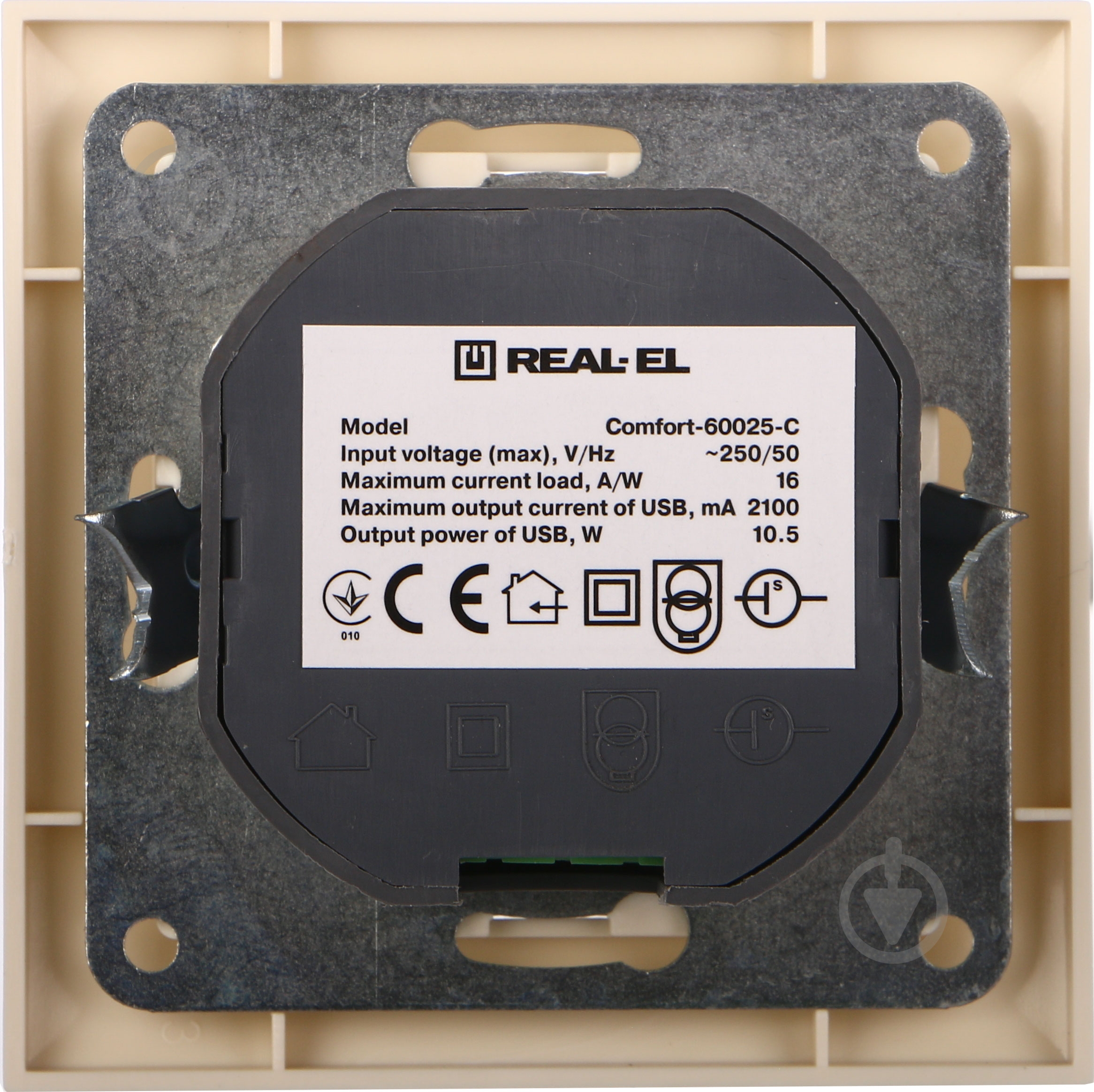 Розетка крем Comfort-60025-C - фото 3