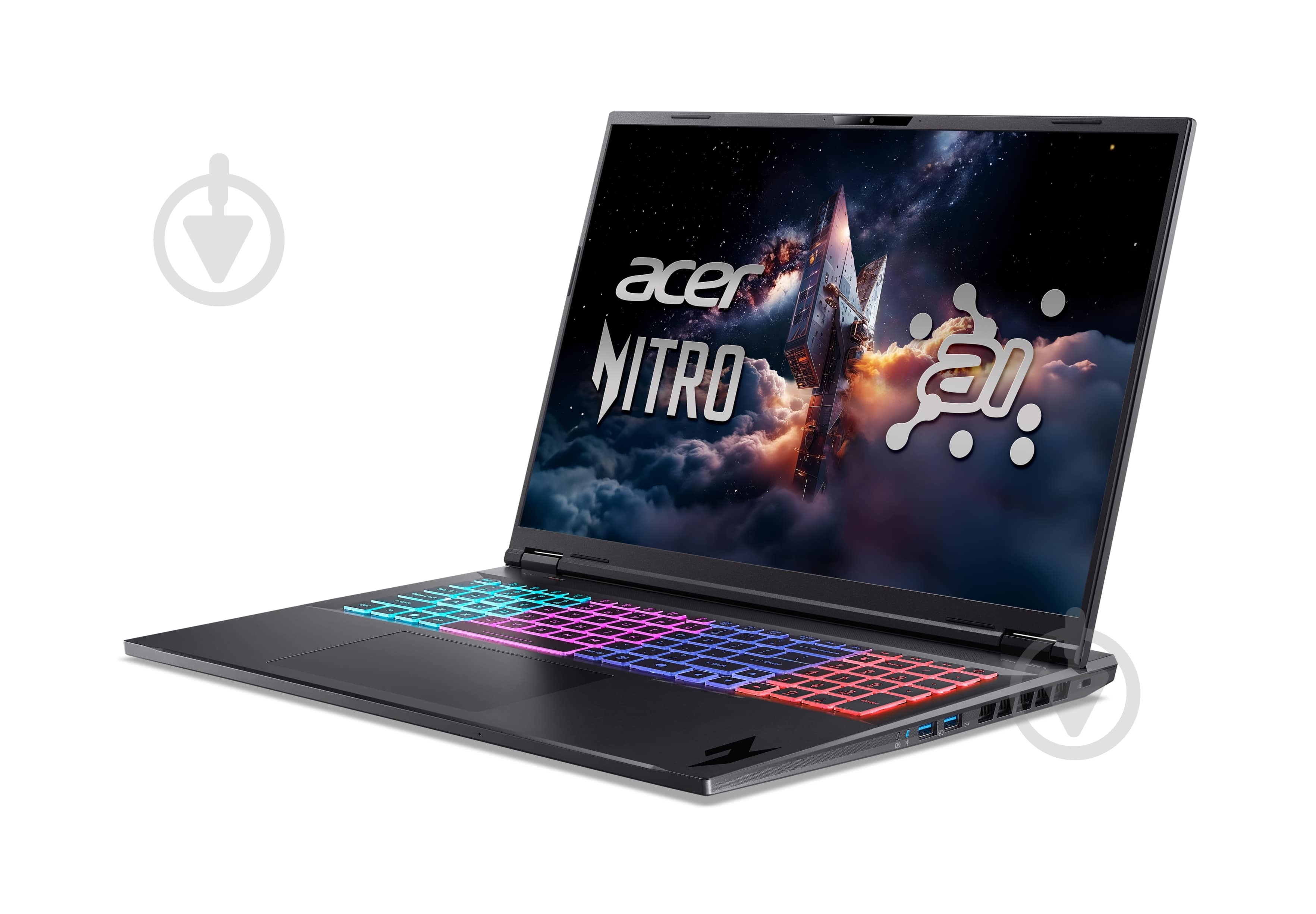 Ноутбук Acer Nitro 18 AN18-61 18" (NH.QYDEU.002) obsidian black - фото 4 Ноутбук Acer Nitro 18 AN18-61 18" (NH.QYDEU.002) obsidian black - фото 4