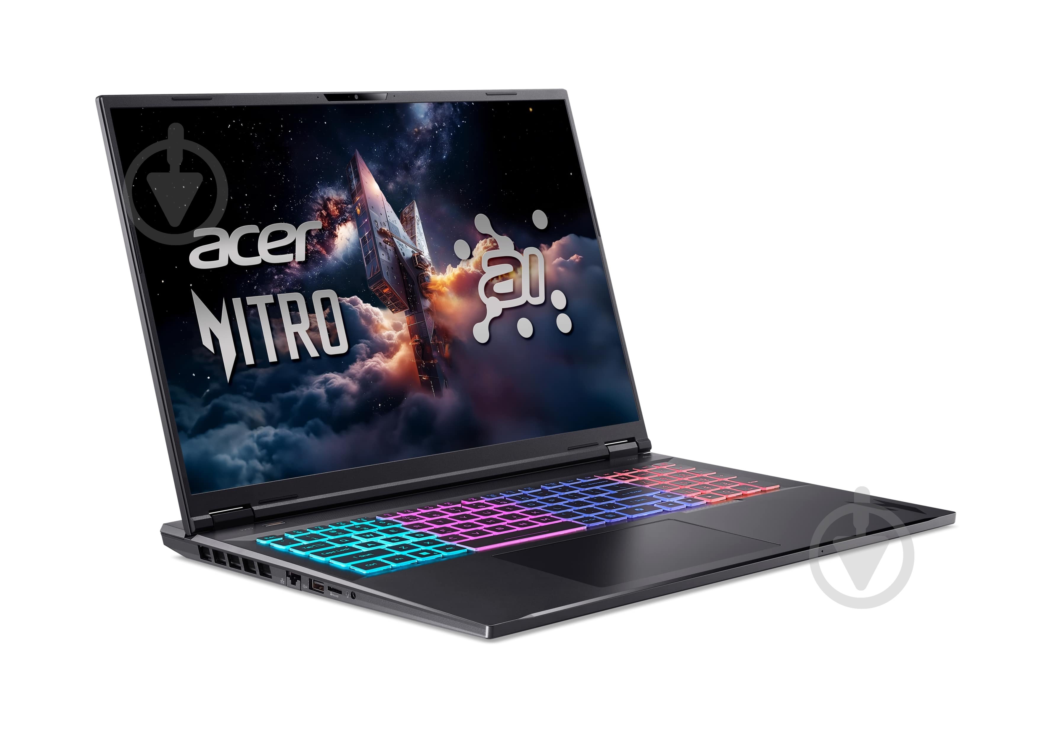Ноутбук Acer Nitro 18 AN18-61 18" (NH.QYDEU.002) obsidian black - фото 5 Ноутбук Acer Nitro 18 AN18-61 18" (NH.QYDEU.002) obsidian black - фото 5