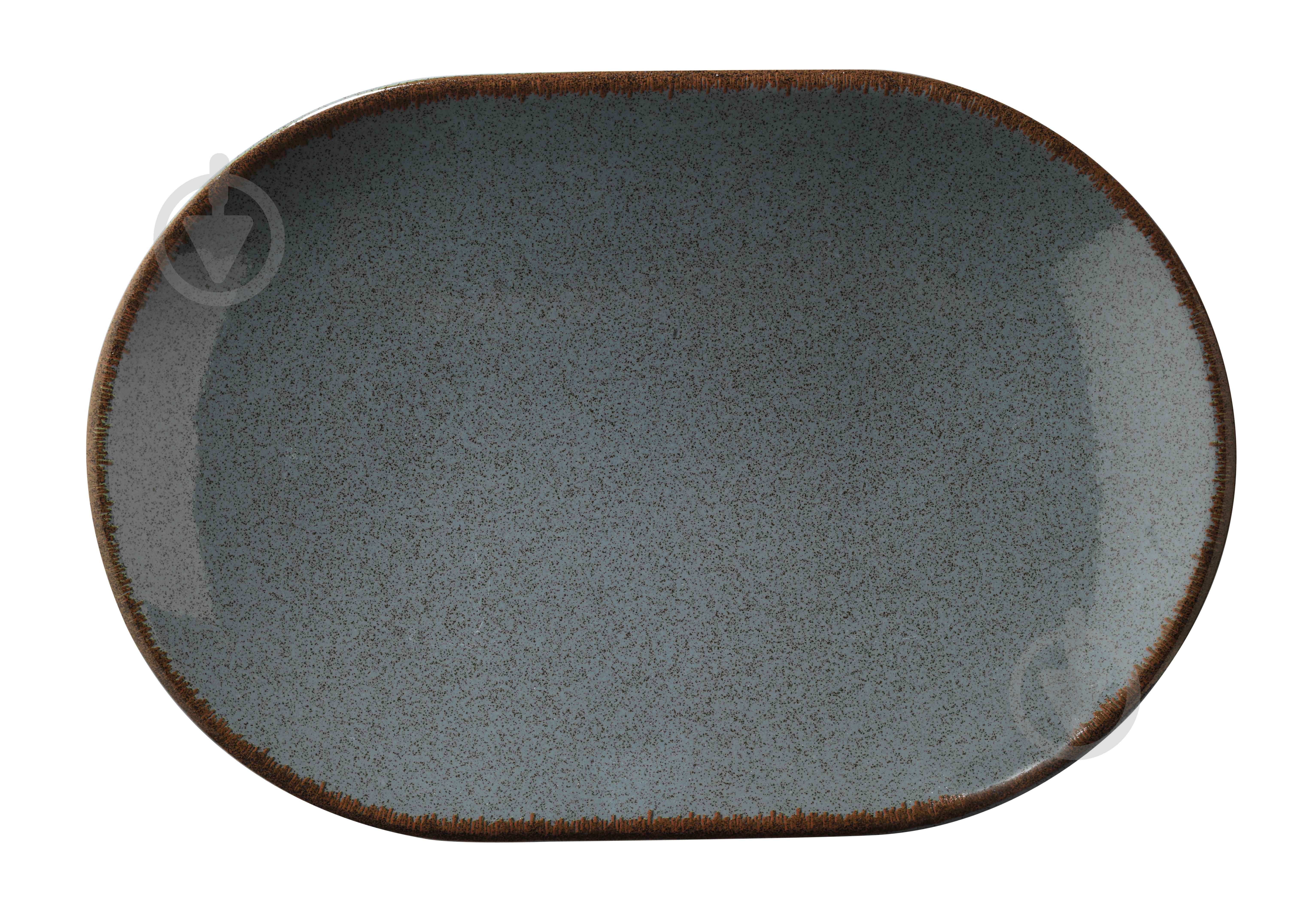 Блюдо овальное Kutahya Color Х 24 см синее - фото 1 Блюдо овальное Kutahya Color Х 24 см синее - фото 1