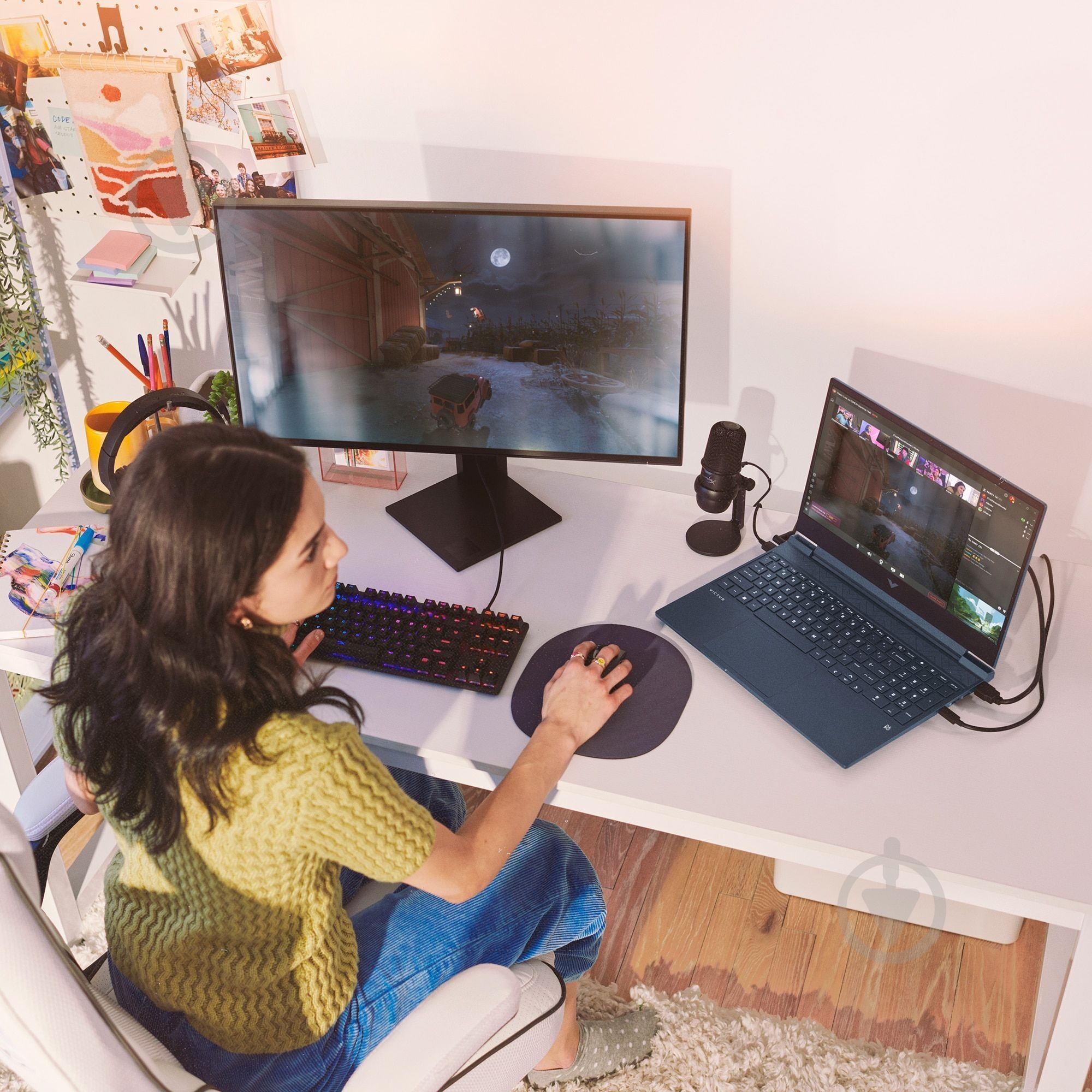 Ноутбук HP Victus Gaming Laptop 15-fb3045ua 15,6" (BV8X7EA) performance blue - фото 12