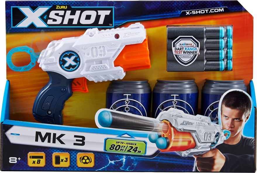 Бластер Zuru X-Shot Excel MK 3 36119Z - фото 2