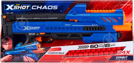 Бластер Zuru X-Shot Excel Chaos Orbit 36281Z - фото 1 Бластер Zuru X-Shot Excel Chaos Orbit 36281Z - фото 1