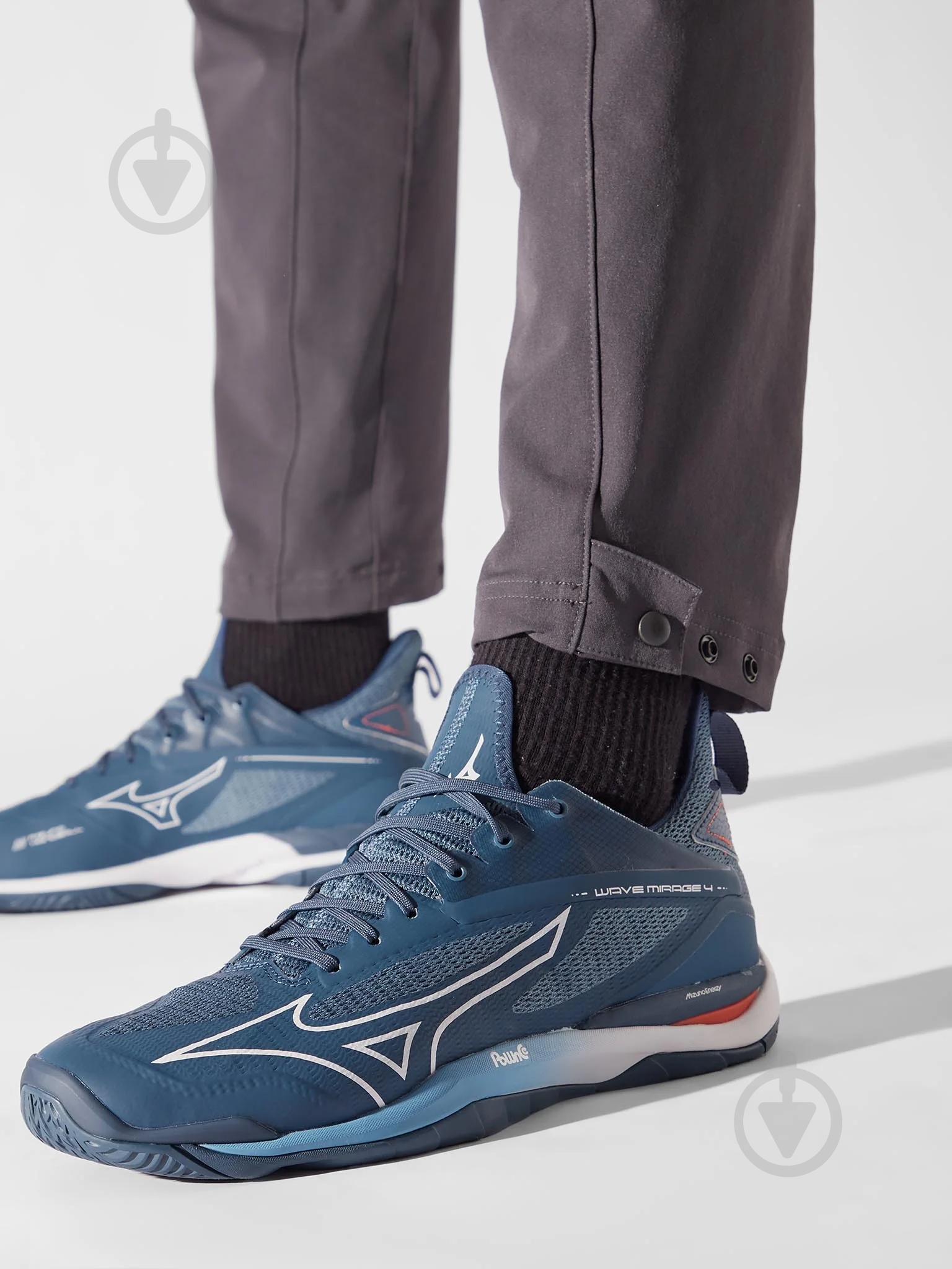 Кроссовки мужские Mizuno Wave Mirage 4 X1GA215021 р.45 синие - фото 5