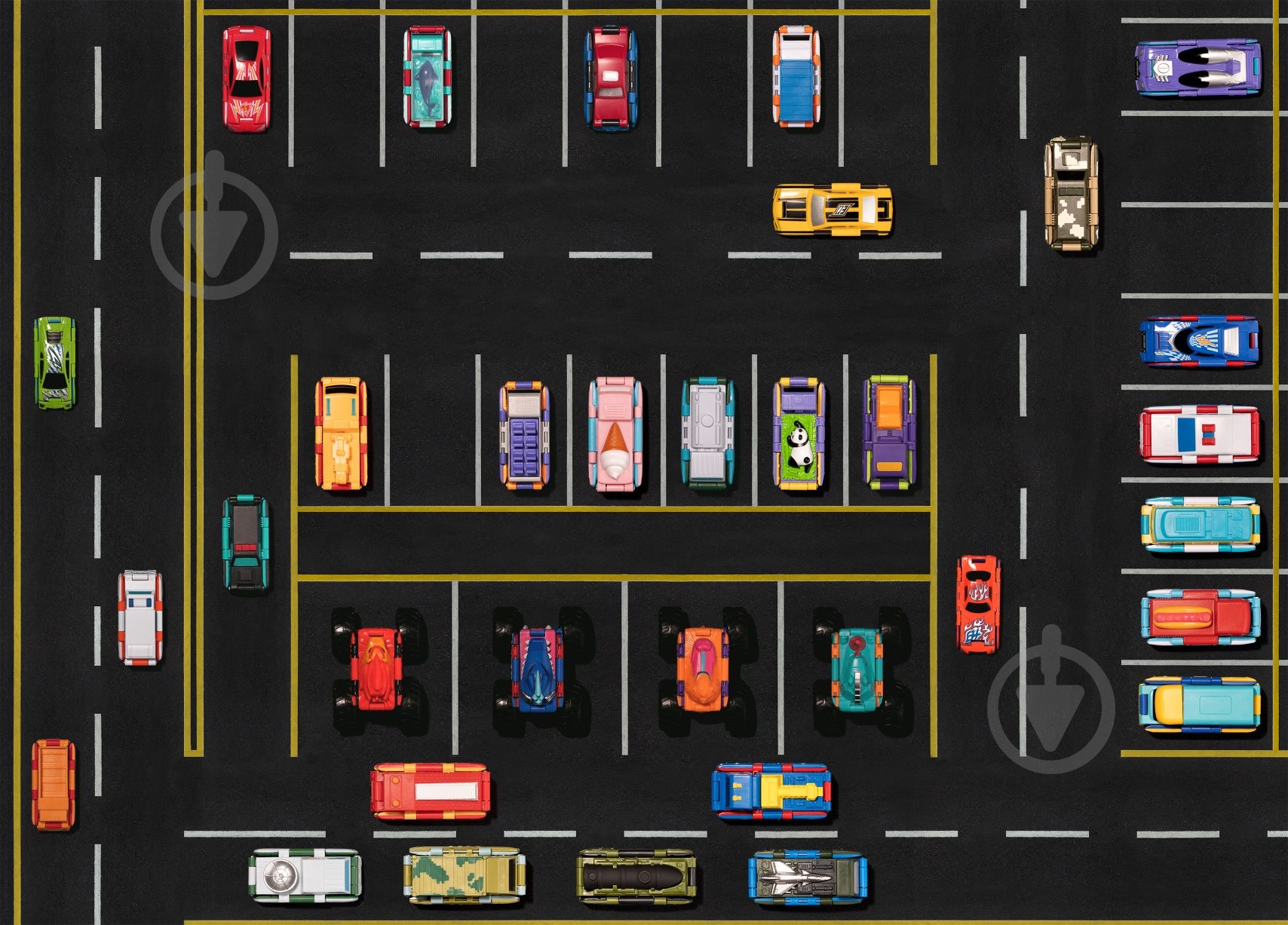 Машинка-трансформер Flip Cars 2 в 1 Спорткари, Вогняний спорткар і Потужний спорткар EU463875B-01 - фото 8