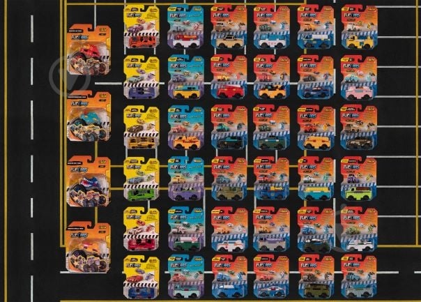 Машинка-трансформер Flip Cars 2 в 1 Спорткари, Вогняний спорткар і Потужний спорткар EU463875B-01 - фото 9