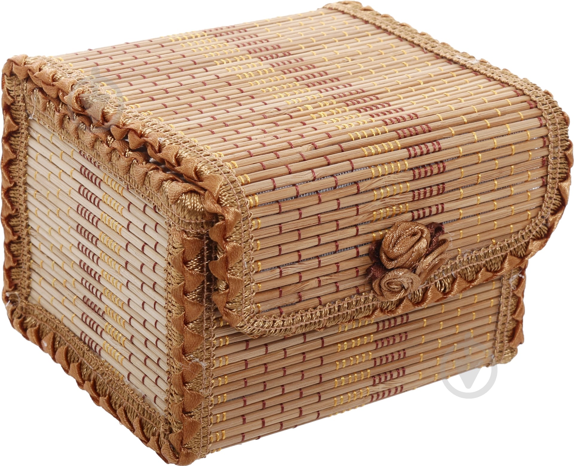Сундучок бамбуковая BB-002 12x12x8 см - фото 1 Сундучок бамбуковая BB-002 12x12x8 см - фото 1