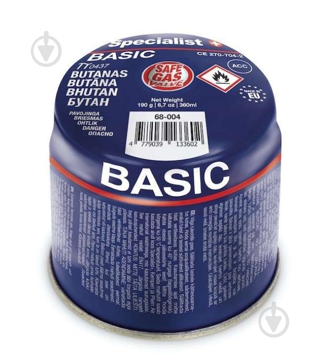 Картридж газовый Specialist+ Basic 190 г 68-004 - фото 1 Картридж газовый Specialist+ Basic 190 г 68-004 - фото 1