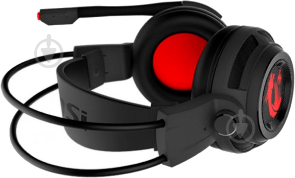 Гарнитура MSI black/red (DS502 GAMING Headset) - фото 3