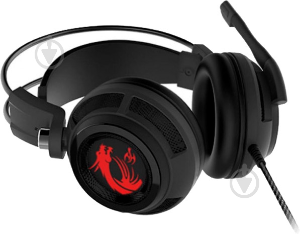 Гарнитура MSI black/red (DS502 GAMING Headset) - фото 4