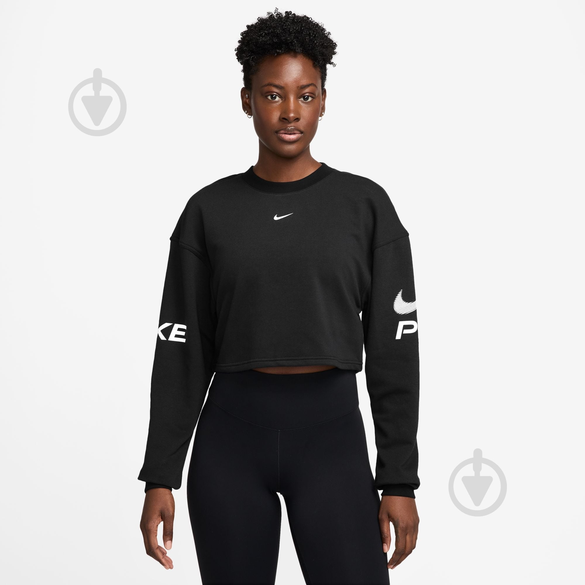 Світшот Nike Nike Pro HV3591-010 р.M чорний - фото 1