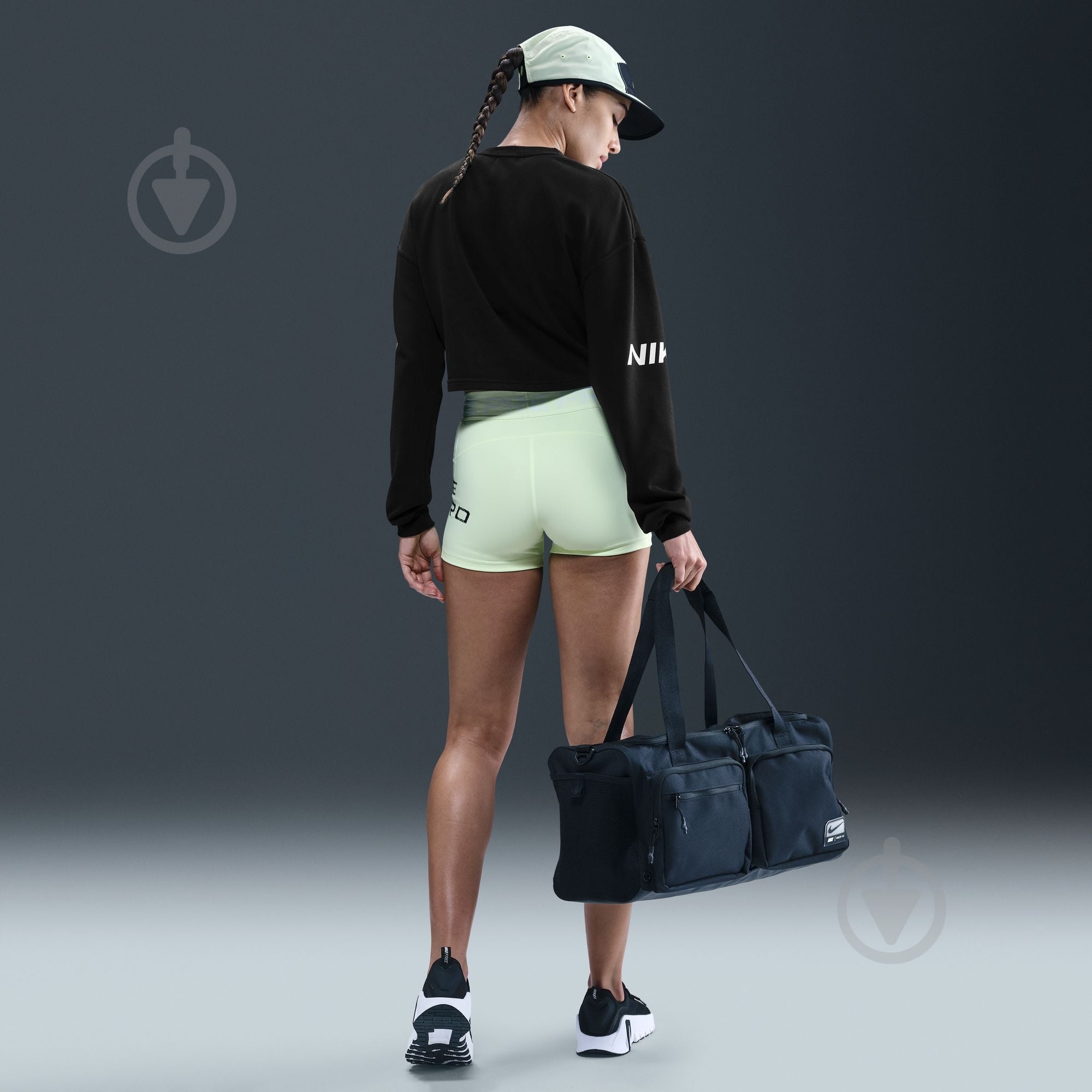 Світшот Nike Nike Pro HV3591-010 р.M чорний - фото 4