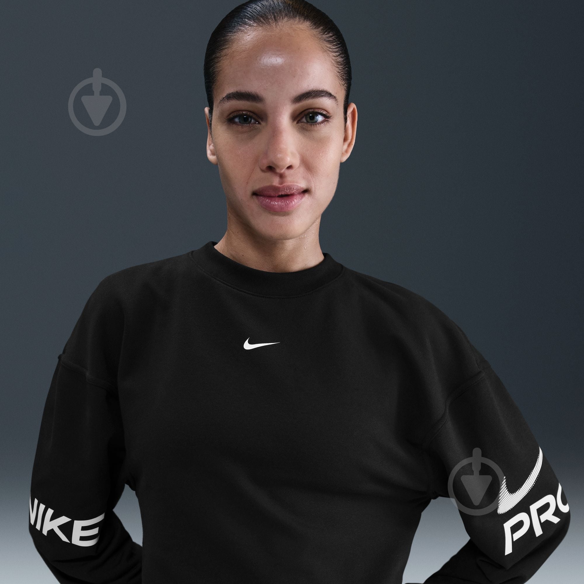 Світшот Nike Nike Pro HV3591-010 р.M чорний - фото 6