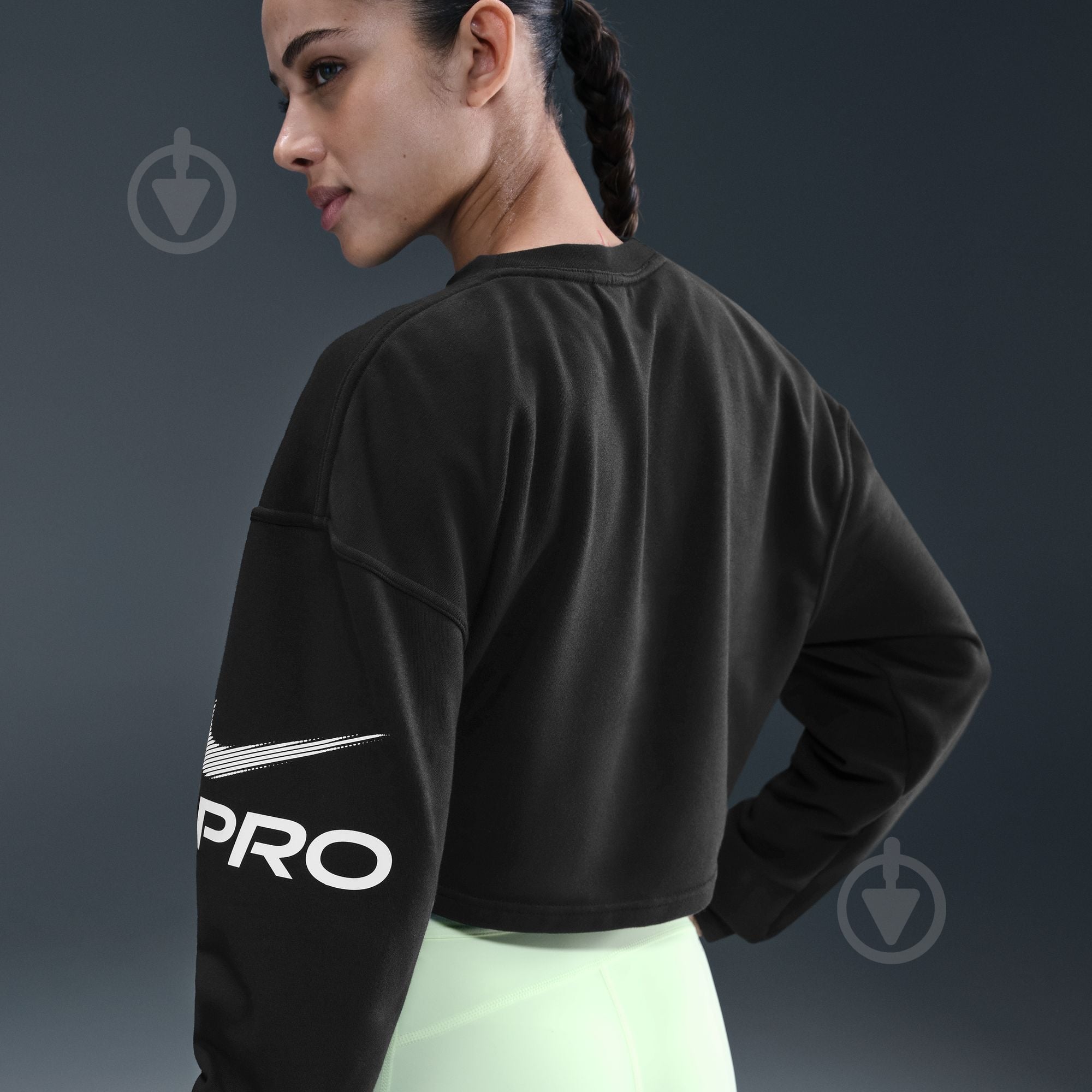 Світшот Nike Nike Pro HV3591-010 р.M чорний - фото 7