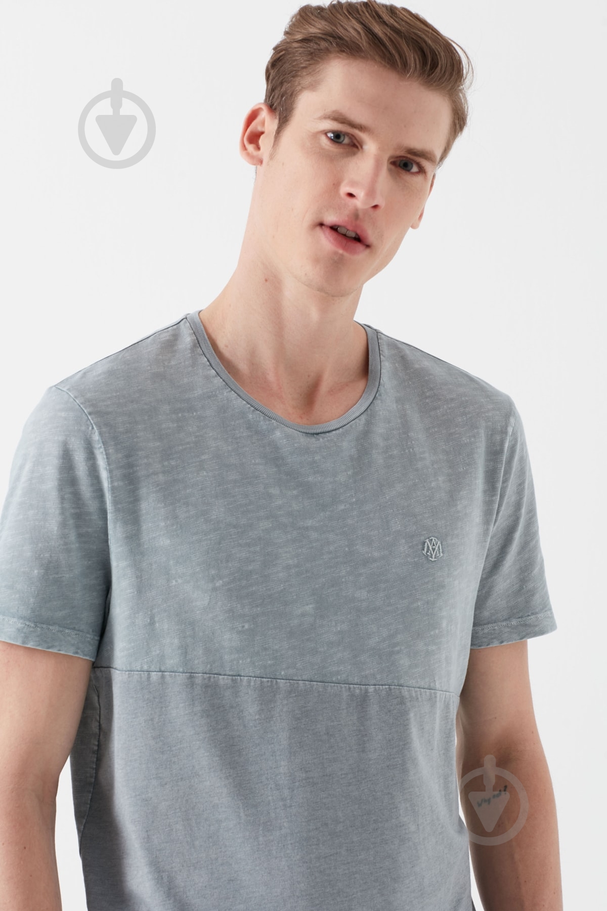 Футболка Mavi PIECE DETAIL TEE 065930-30833 р.S серый - фото 3